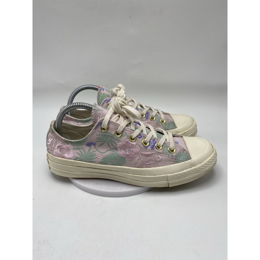 Converse Shoes Women Size 6 Chuck Taylor 70 OX Multicolor Floral Sneakers 4191